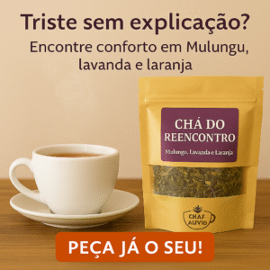 Chá do Reencontro | Mistura Natural com Mulungu, Lavanda e Laranja